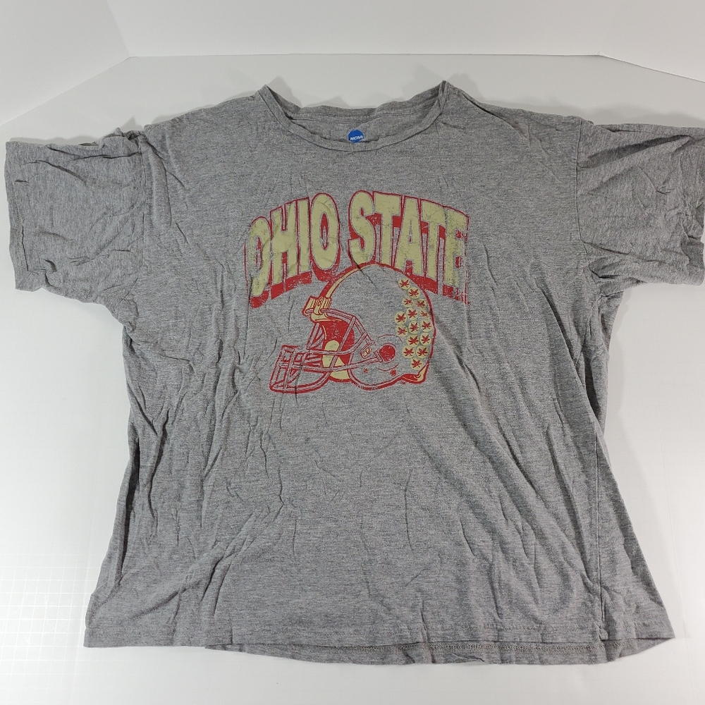 Ohio State Buckeyes Football T-shirt NCAA by KA Inc. Gray Size XL